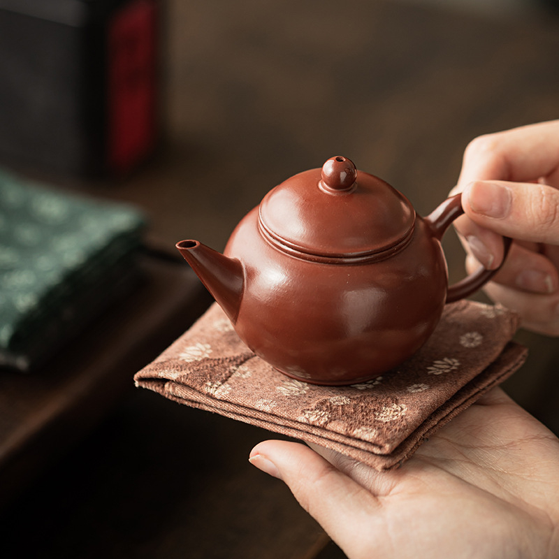 Čajna krpa - pamuk-lin materijal, kineskog stila, s logotipom, lansirano 2025.