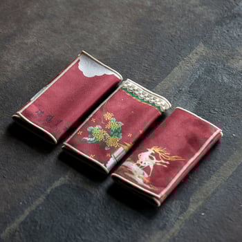 Prosop de ceai, stil retro, absorbant, inspirație Zen, țesătură dreptunghiulară