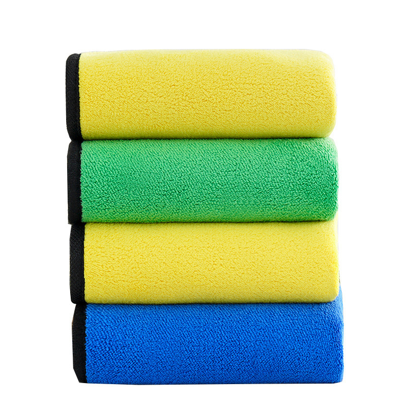 Autómosó törölköző - korall plüss, 80 g, dupla vastag felület, gyors száradás, személyre szabott logó