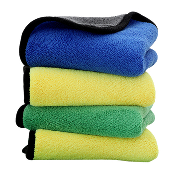 Prosop de curățare a mașinii, fleece coral, 550–600 g, densitate înaltă, uscare rapidă, absorbție 0–5 s
