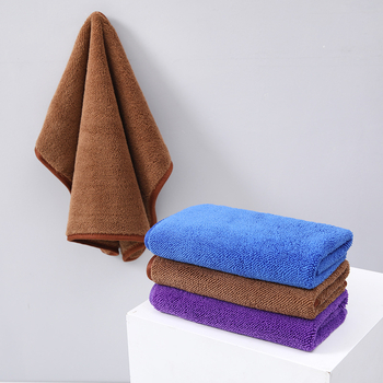 Prosop auto din fleece coral, logo personalizabil, 58 g, microfibră cu fir simplu, multifuncțional, absorbție rapidă a apei