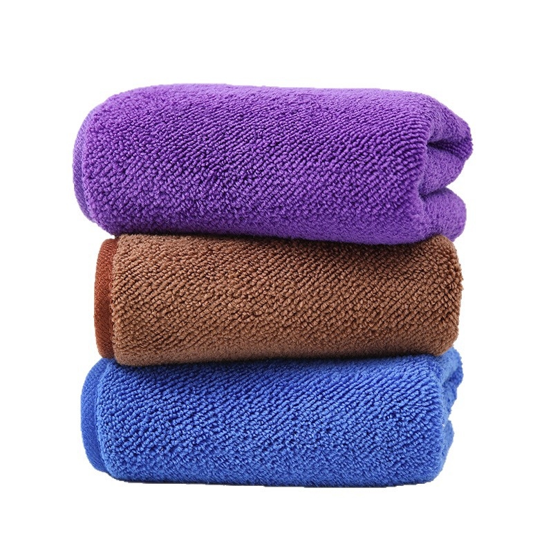 Prosop auto din fleece coral, logo personalizabil, 58 g, microfibră cu fir simplu, multifuncțional, absorbție rapidă a apei