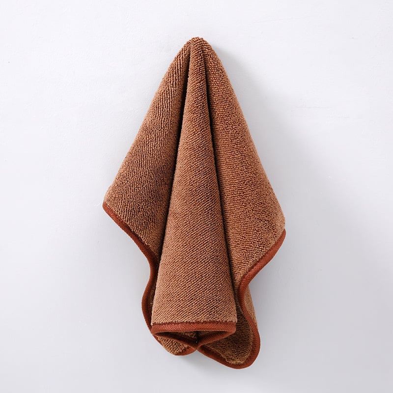 Prosop auto din fleece coral, logo personalizabil, 58 g, microfibră cu fir simplu, multifuncțional, absorbție rapidă a apei