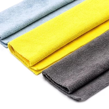 Prosop din microfibră auto pentru lustruire și ștergere - 300 g, microfibră warp-knitted, fir împletit, fibre ultrafine