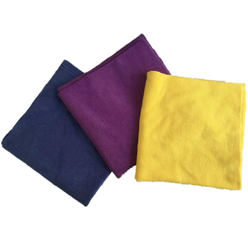  Mikrofibra ručnik za čišćenje automobila sa warp-knitted strukturom, 350 gsm, 80% poliestera + 20% poliamida, brisanje, kristalno premazani završetak, prilagodljiva obrada