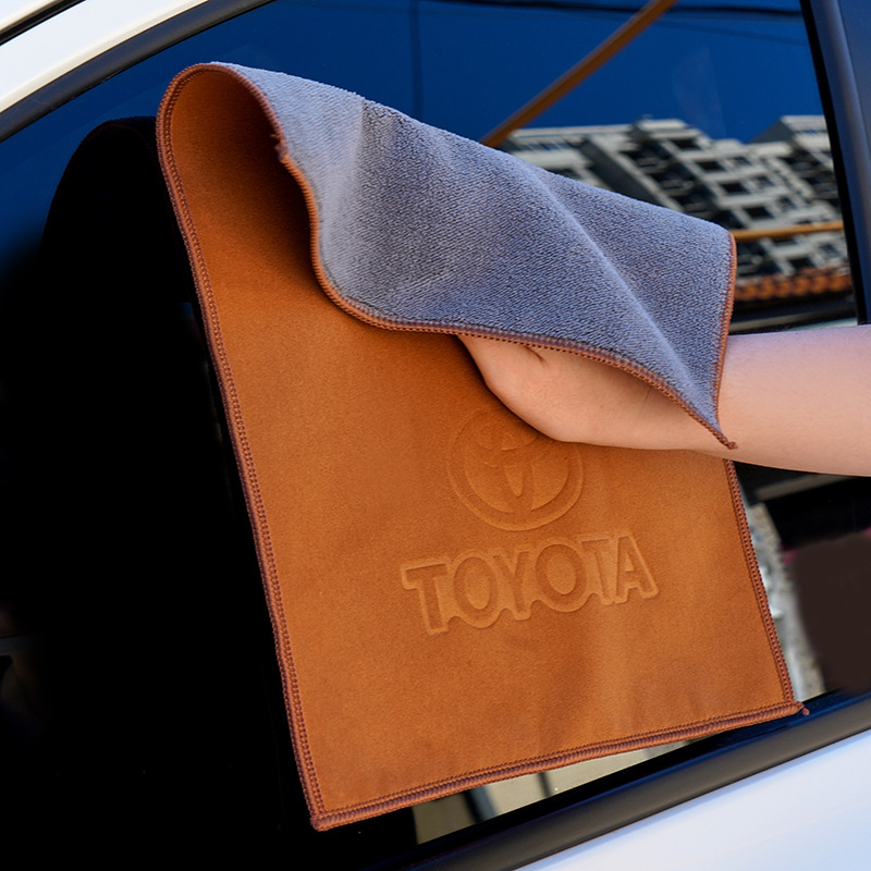 Autómosó törölköző, vastag, kétoldalas, korall fleece anyagból, 90 g, többfunkciós tisztításra