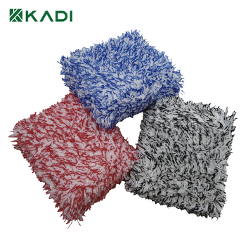 Cady burete pluș pentru spălarea mașinii, microfibră și poliuretan, burete pătrat absorbant, personalizabil