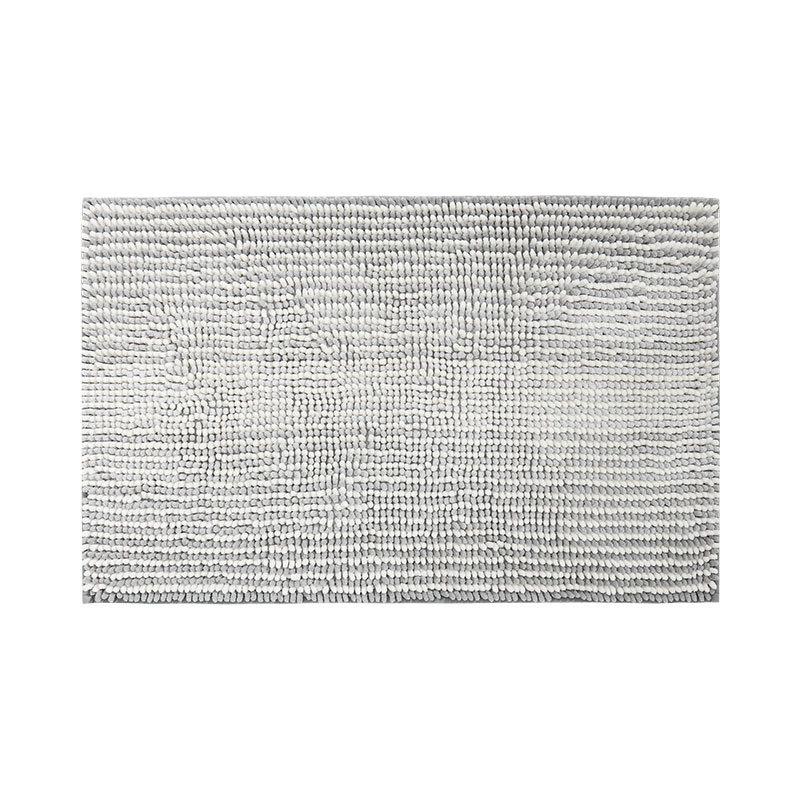 Комплект chenille подложки за хол и спалня, полиестер, правоъгълни, шарки: райета и едноцветни, противохлъзгащи, машинно пране, абсорбиращи, модерен минималистичен стил