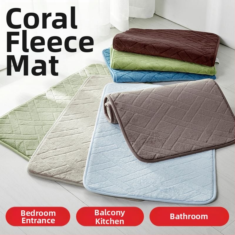 Powerful factory подложка за пода за баня и вход, нетъкан текстил, машинно тъкане, квадратна форма, геометричен модел