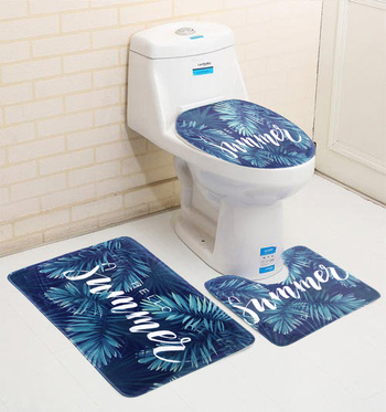 Ryson Carpet входен подов килим, полиестер, правоъгълна форма, дизайн гора, машинно тъкане