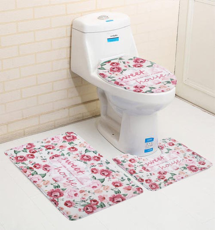 Ryson Carpet входен подов килим, полиестер, правоъгълна форма, дизайн гора, машинно тъкане