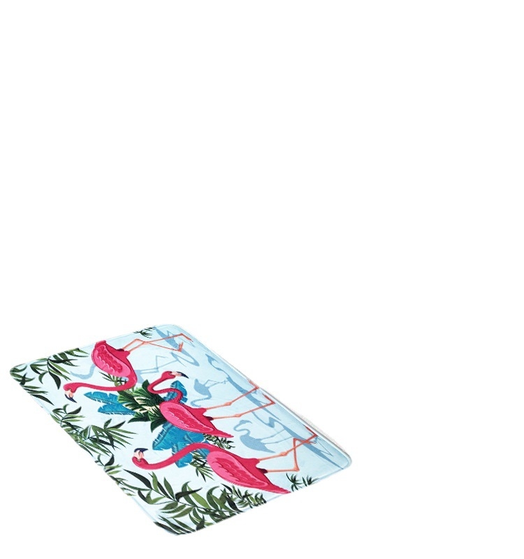 Ryson Carpet входен подов килим, полиестер, правоъгълна форма, дизайн гора, машинно тъкане