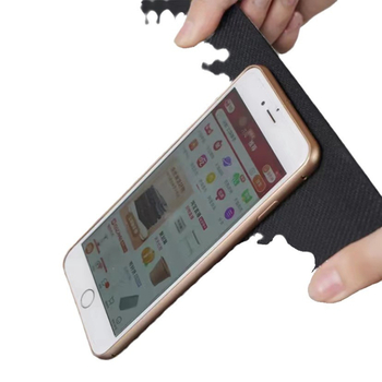 Кухненска подложка от диатомова земя — водопоглъщане на вода и масло; противохлъзгаща; модел на ивици; квадратна форма; персонализирано печатане