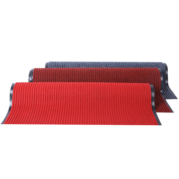 PVC подложка за входна врата, голяма площ, квадратна форма, еднотонен модел, стил модерен минимализъм, миеща се