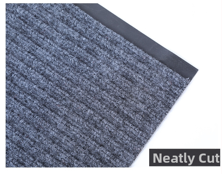 PVC подложка за входна врата, голяма площ, квадратна форма, еднотонен модел, стил модерен минимализъм, миеща се