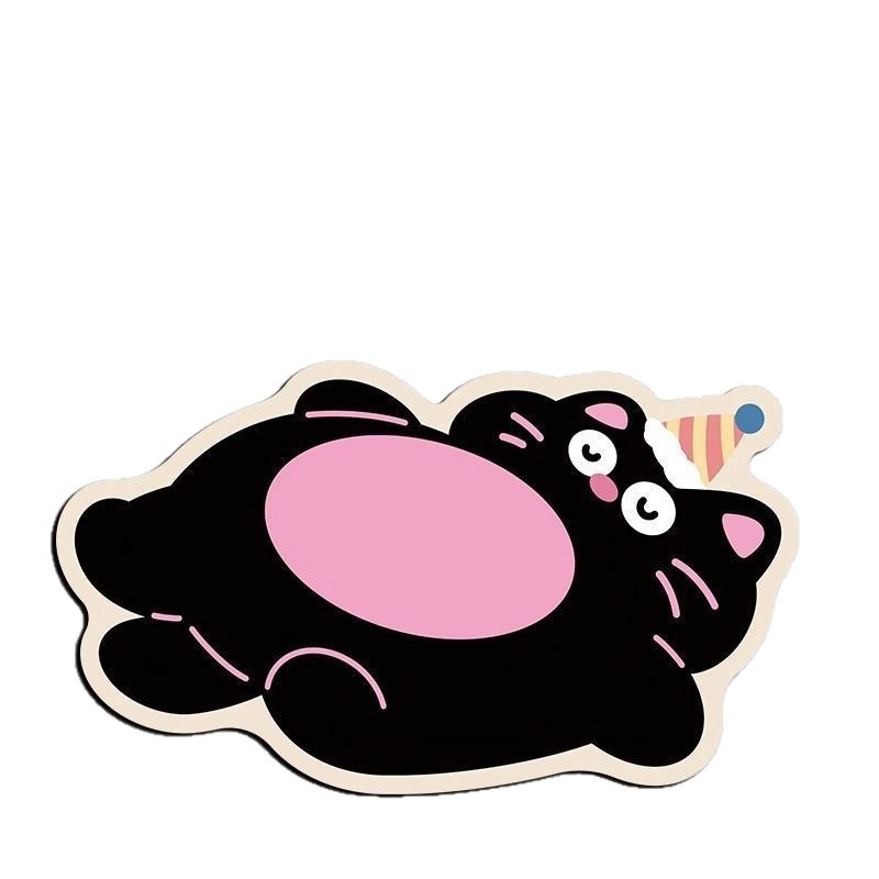 Подложка за баня от диатомова глина със сладко мечешко мотив, инопланетна форма, карикатурен модел, печат, пране