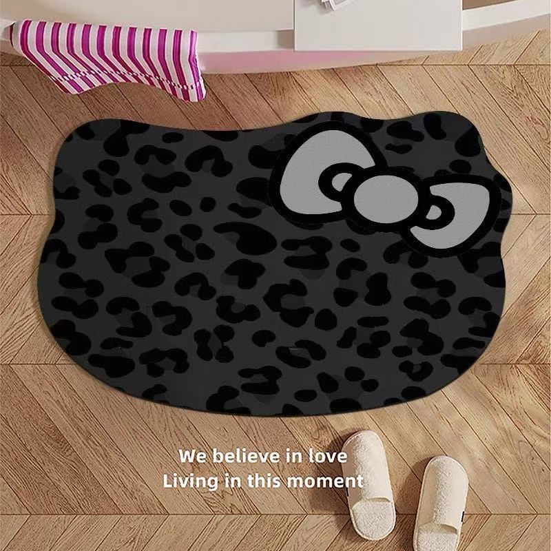 Katie leopard uzorak, mekan mekani diatomit tepih za kupaonicu i ulaz, upija, protuklizan, otporan na mrlje