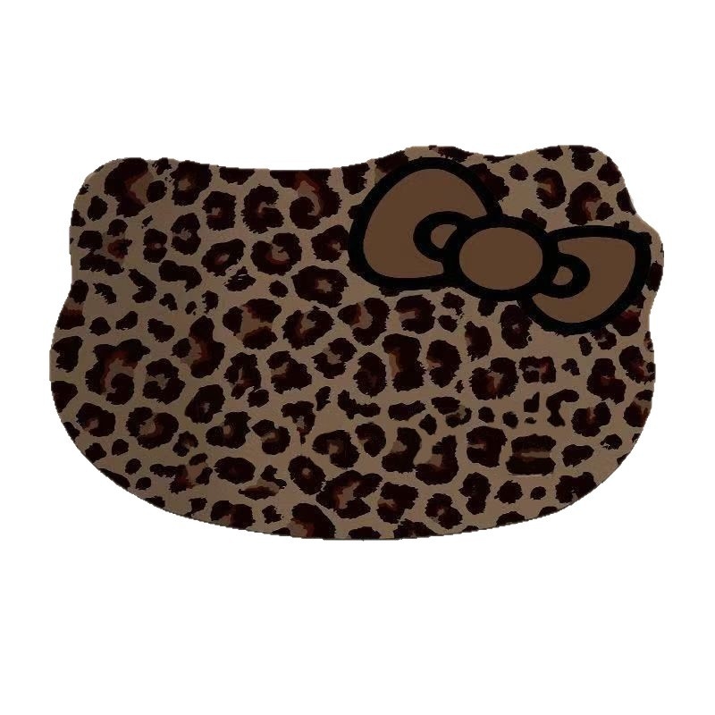 Katie leopard uzorak, mekan mekani diatomit tepih za kupaonicu i ulaz, upija, protuklizan, otporan na mrlje