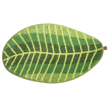 Листоподобен входен килим за врата, полиестерни влакна, INS стил, за всекидневна, спалня и баня