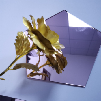 Акрилен огледален стенен стикер, сърцевидно-шестоъгълен дизайн, антибактериален и против мухъл, водоустойчив, за дневна, спалня, кабинет, ресторант, баня, антре