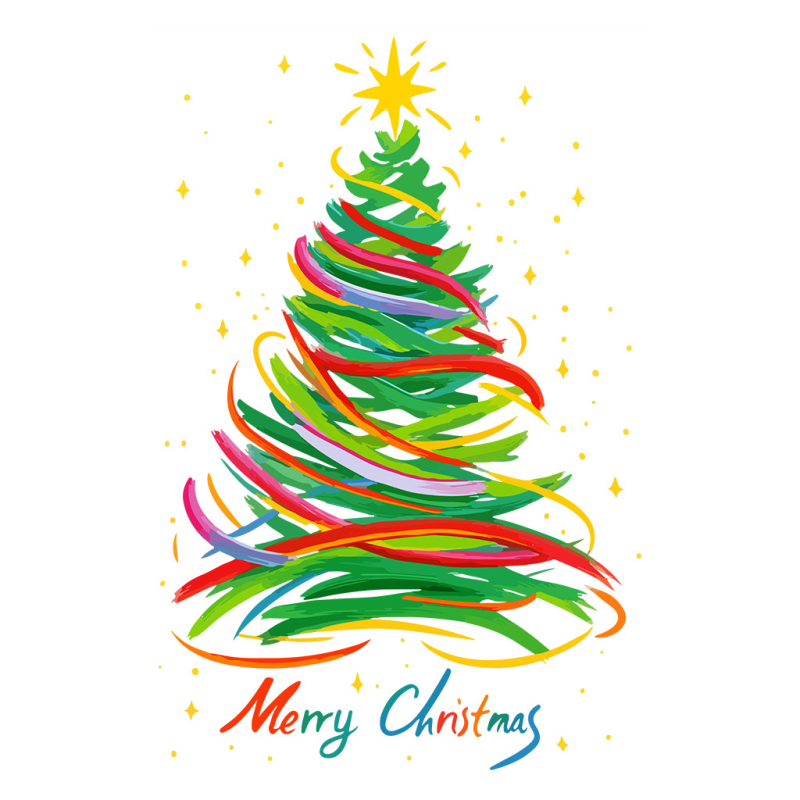 Elektrostatične staklene naljepnice za božićno drvce – nordijski stil, uzorak Drugo, marka Over