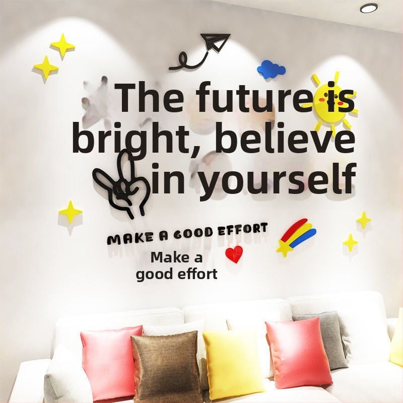 3D самозалепващи стенни стикери за баня — акрилен материал, Mochen марка, огнеустойчиви, прост и модерен стил