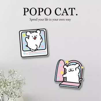 Акрилна стенна декорация с карикатурни животни за прикриване на дупки – водоустойчива стикер-декорация за хол, спалня, кабинет, баня и антре. Материал: акрил; Модел: симпатични животни; Функции: антистатична, влагозащита, против молци.