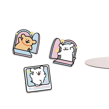 Акрилна стенна декорация с карикатурни животни за прикриване на дупки – водоустойчива стикер-декорация за хол, спалня, кабинет, баня и антре. Материал: акрил; Модел: симпатични животни; Функции: антистатична, влагозащита, против молци.