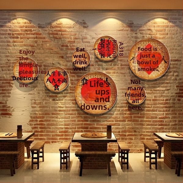 Стенно стикер PVC, модерен минималистичен стил, огледален ефект, за хол, Birch