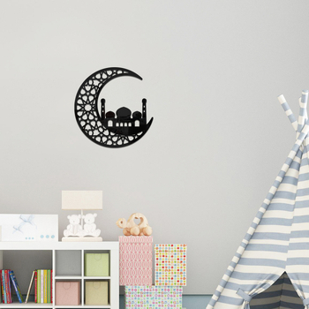 Декоративен стенен стикер - акрилен лунен дизайн, модерен стил, за всекидневна, спалня и вход