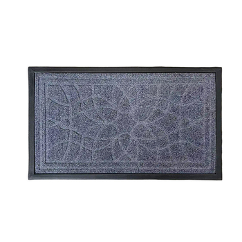 Подова постелка за вход, полипропиленови влакна, съдържание 91–95%, правоъгълна форма с мрежест дизайн, машинно тъкане, миеща се