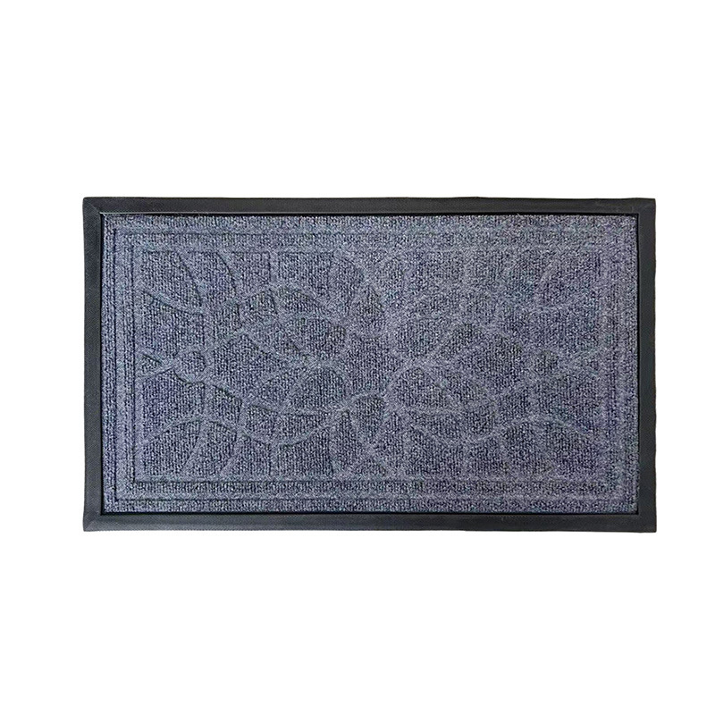 Подова постелка за вход, полипропиленови влакна, съдържание 91–95%, правоъгълна форма с мрежест дизайн, машинно тъкане, миеща се