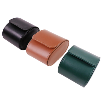 Кутия за един мъжки часовник, PU кожа, преносима, със възглавничка