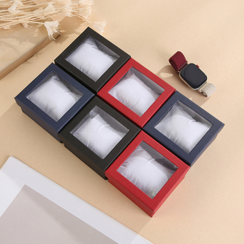 Кутия за опаковка на часовник – хартия, модел 01, ръчно-машинна изработка, насипно опаковане, опаковане за подаръци и бижута