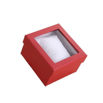 Кутия за опаковка на часовник – хартия, модел 01, ръчно-машинна изработка, насипно опаковане, опаковане за подаръци и бижута