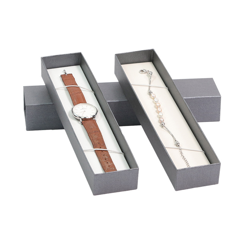 Apple Watch каишка кутия – модел XJ0003, материали: картон и PU, опаковка: изтегляща кутия, горещ печат, подаръчна и бижутерна опаковка