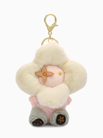 Tašas piekaramais ar saulespuķu pūkaino Vivian lelli - kokvilna, MGH, 2024. gada pavasaris