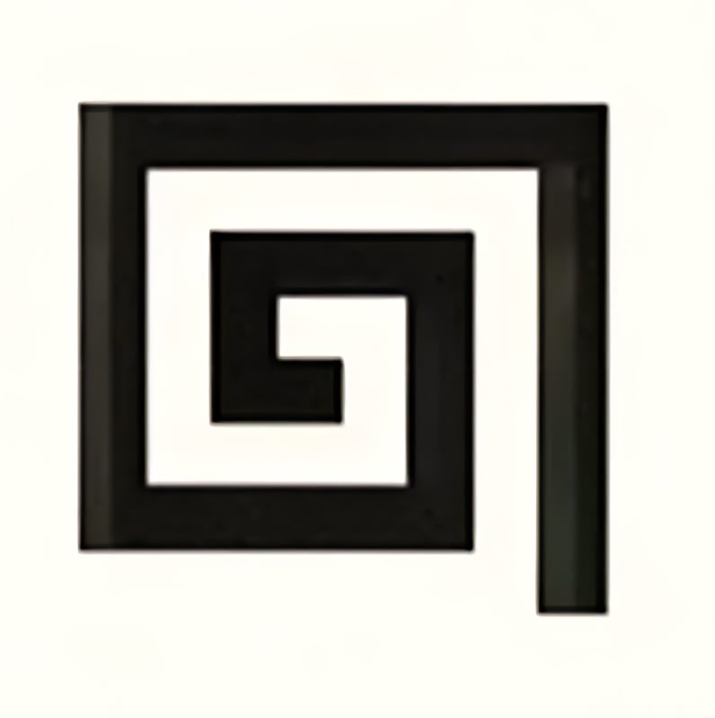 Акрилна огледална стенна стикер лента, самозалепваща декоративна рамка с геометричен модел, 1 бр., за кабинет, кухня, баня, антре