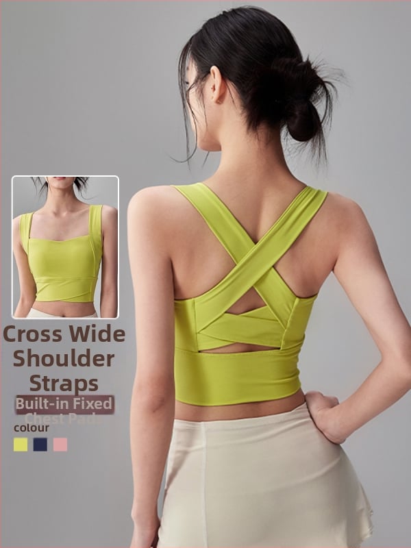 Excellent Oxygen Jogos liemenėlė su įmontuotais įdėklais, aukšta parama, anti-sag nugara, ilgis iki pilvo; audinys 81% nailonas, 19% spandeksas; tinka jogai, pilates ir fitnesui