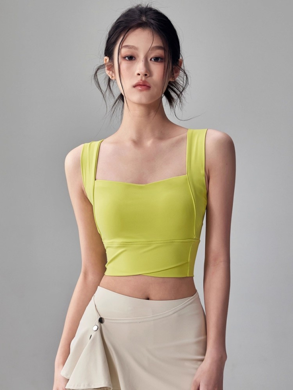 Excellent Oxygen Μπρά Τοπ Γιόγκα με ενσωματωμένα pads, υψηλή υποστήριξη, αντι-πτώση στην πλάτη, μήκος μέχρι τον αφαλό; ύφασμα 81% νάιλον / 19% σπάντεξ; κατάλληλο για γιόγκα, πιλάτες και fitness