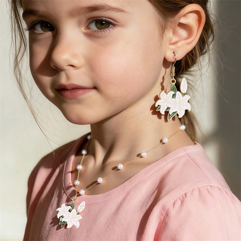 Ogrlica od legure s oblikom bow-tie, box lanac, serija Princess