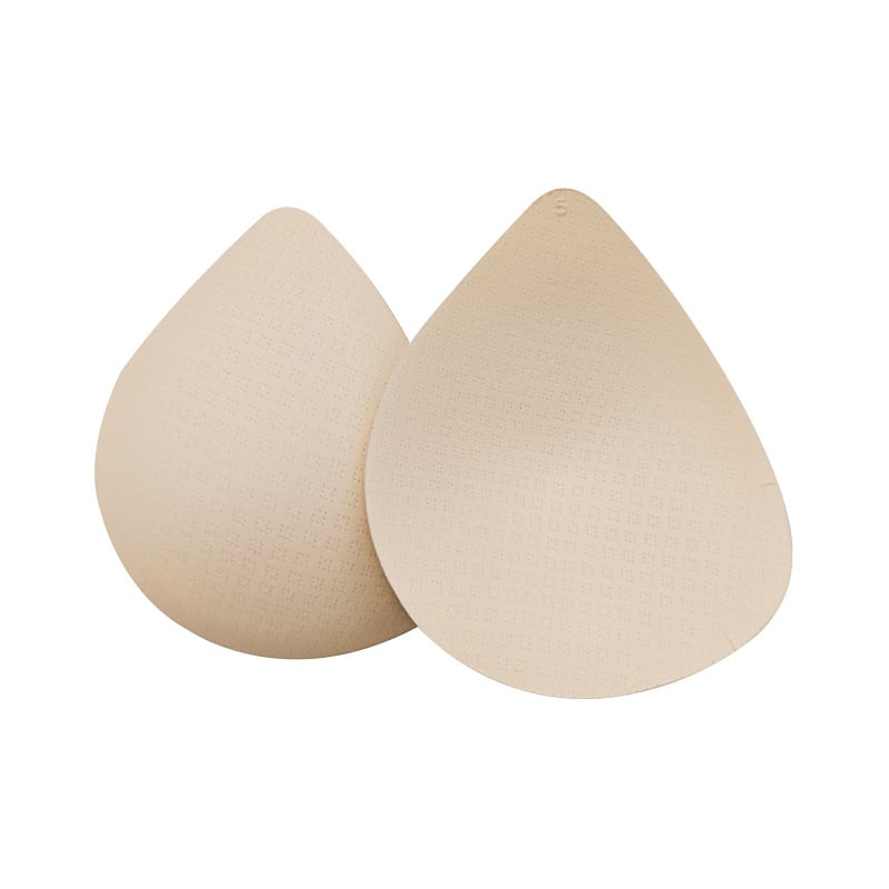 Meng yiqi 1 cm тънки подплънки за сутиен, капковидна форма, от спондж, дишащи и невидими
