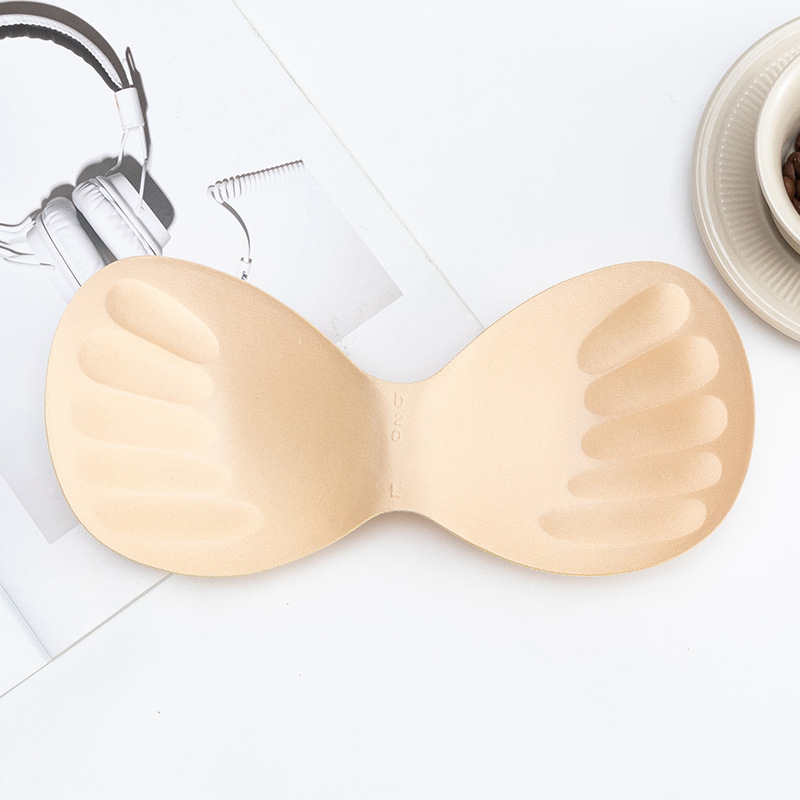Вмъкване за чашка на сутиен, безшевно, памук, подплънка от гъба, пет пръста дизайн, тънък слой, без следи, пуснато през 2021