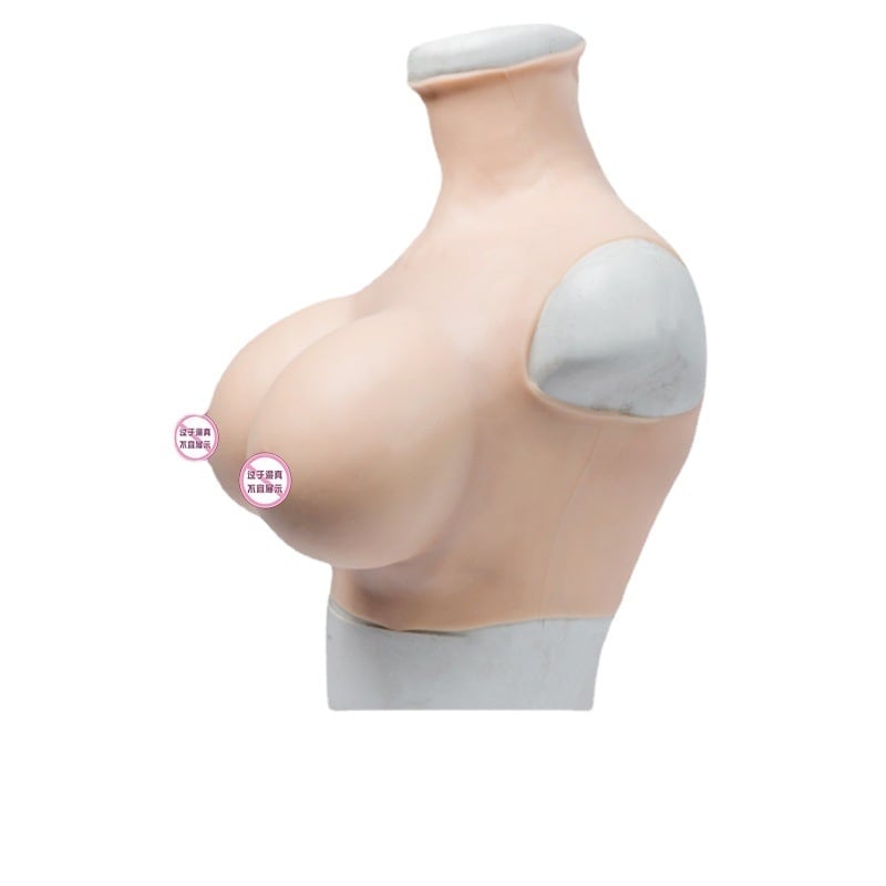 Lova insert pentru sân din silicon pentru cosplay, formă monobloc, grosime obișnuită