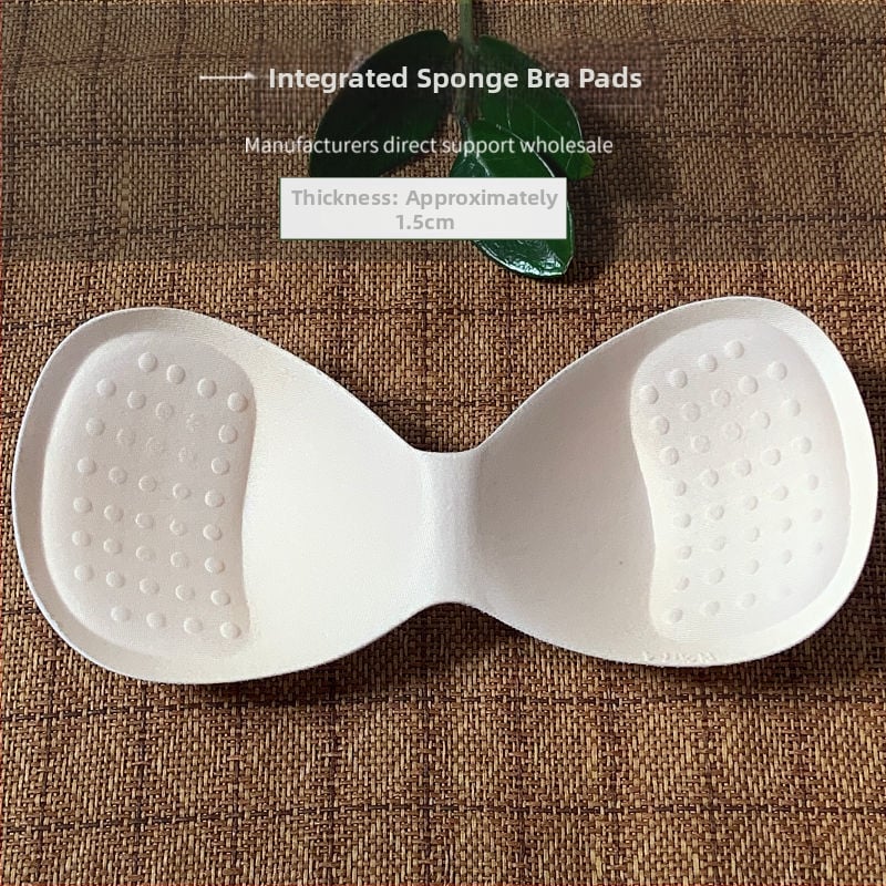 Едночастова дишаща подплънка за бюст от нейлон – гъбена вложка, тънък слой