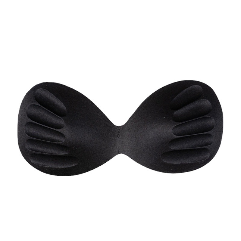 Безшевен безжичен сутиен с подплънка от пяна и вложки за чашки (Материал: памук; Дебелина: тънък; Обработка: 5 цикъла; Функция: Без следи; Време за пускане на пазара: 2021)