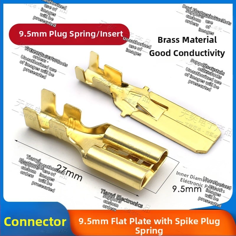 Αυτοκινητικός συνδετήρας υψηλής ισχύος με ελατηριωτές επαφές από ορείχαλκο, 38P