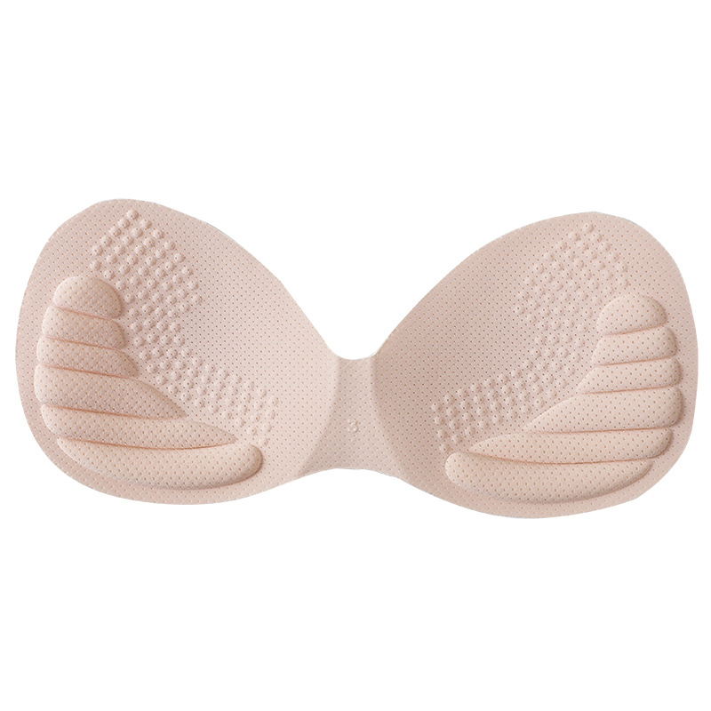 Чашка за сутиен-вмъкване, емулсионен материал, удебелена и дишаща, с форма на пет пръста, едноетапен дизайн