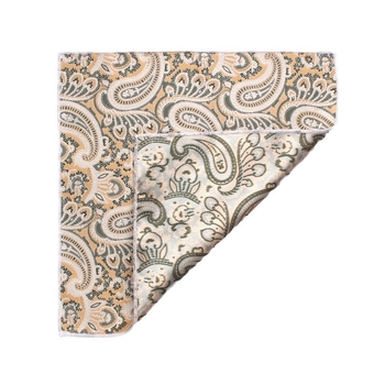 Muška džepna maramica, Cashew Flower uzorak, Jacquard tkanina, poliester vlakna, moderan poslovni dodatak
