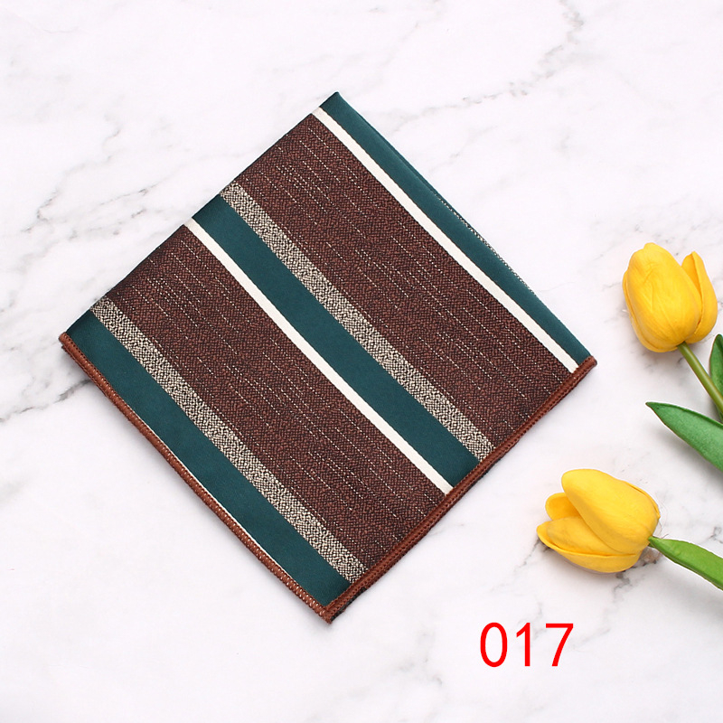 Muška džepna maramica, Cashew Flower uzorak, Jacquard tkanina, poliester vlakna, moderan poslovni dodatak